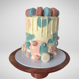 Gender Reveal High Cake - La Fine Cakes