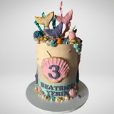 Mermaid High Cake - La Fine Cakes