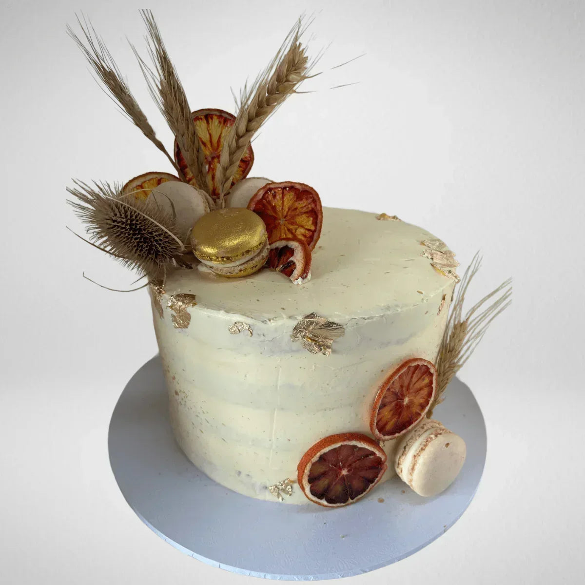 Rustic and Maccaron Cake - La Fine Cakes