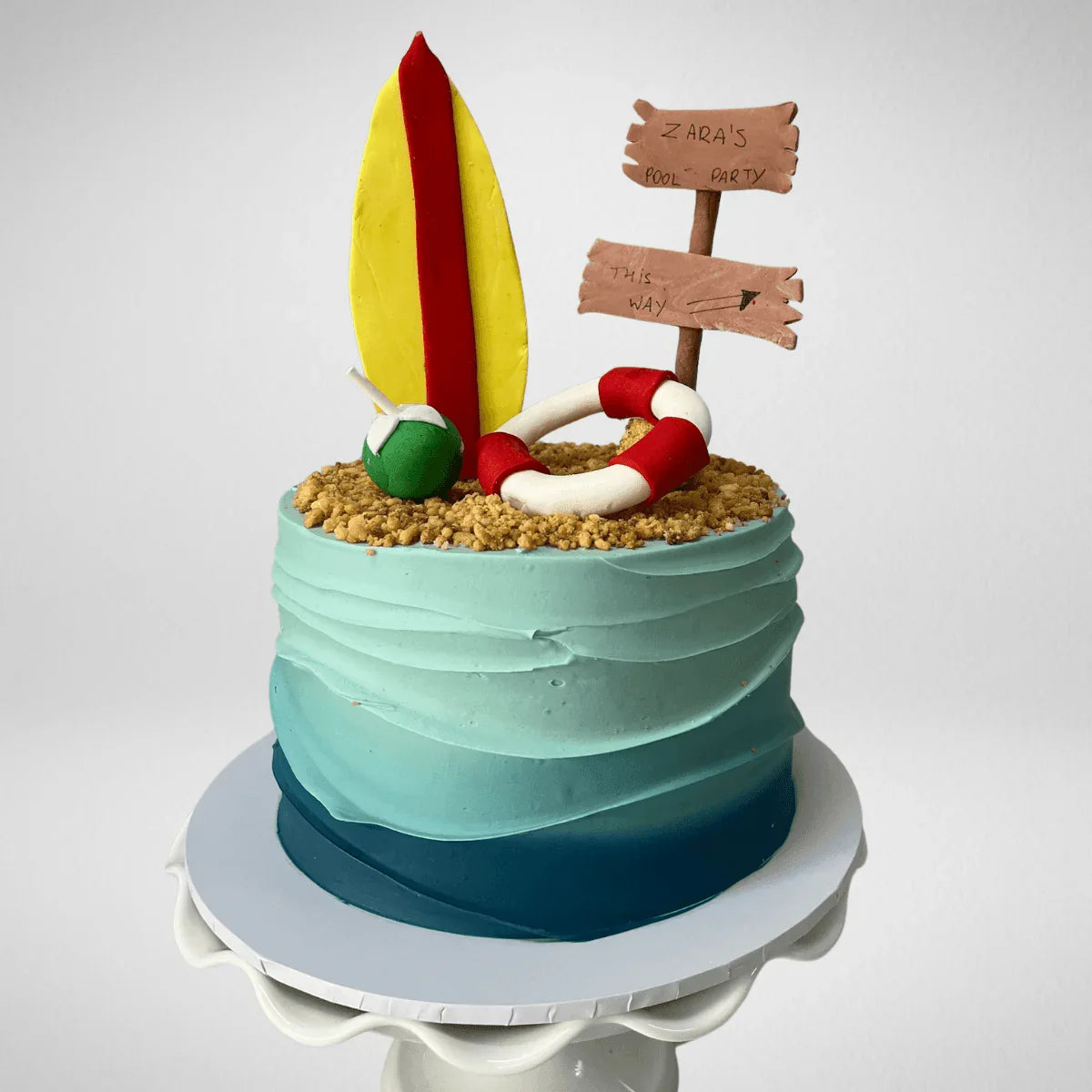 Beach Cake - La Fine Cakes