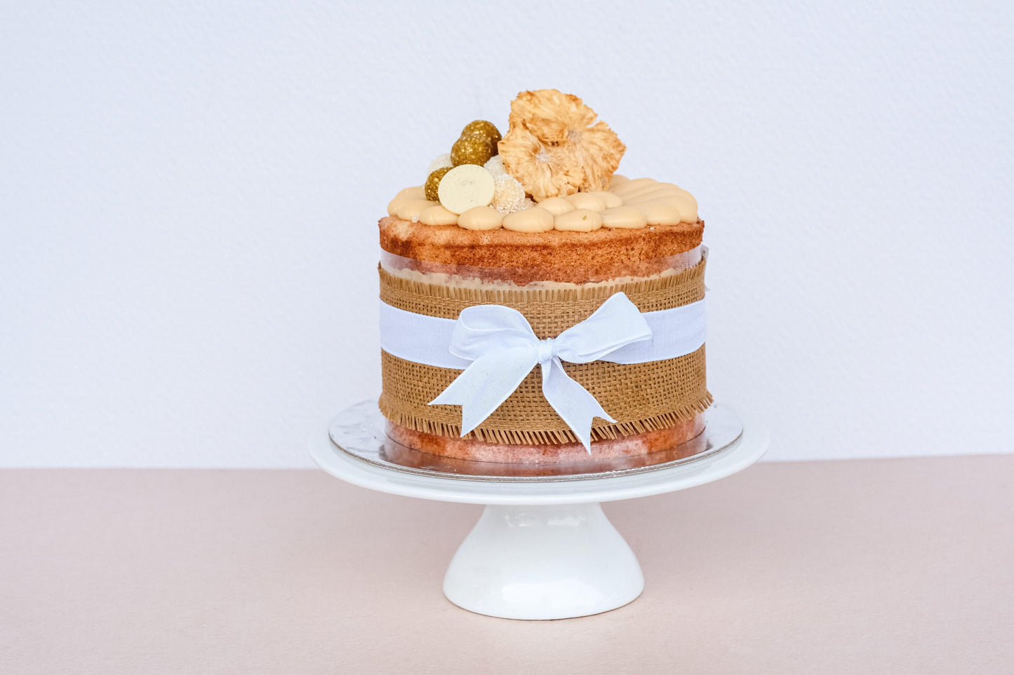 Pineapple and Coconut Naked Cake - La Fine Cakes