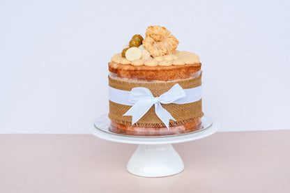 Pineapple and Coconut Naked Cake - La Fine Cakes