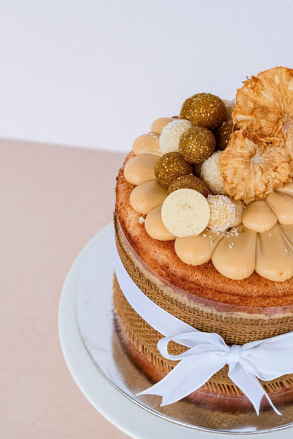 Pineapple and Coconut Naked Cake - La Fine Cakes